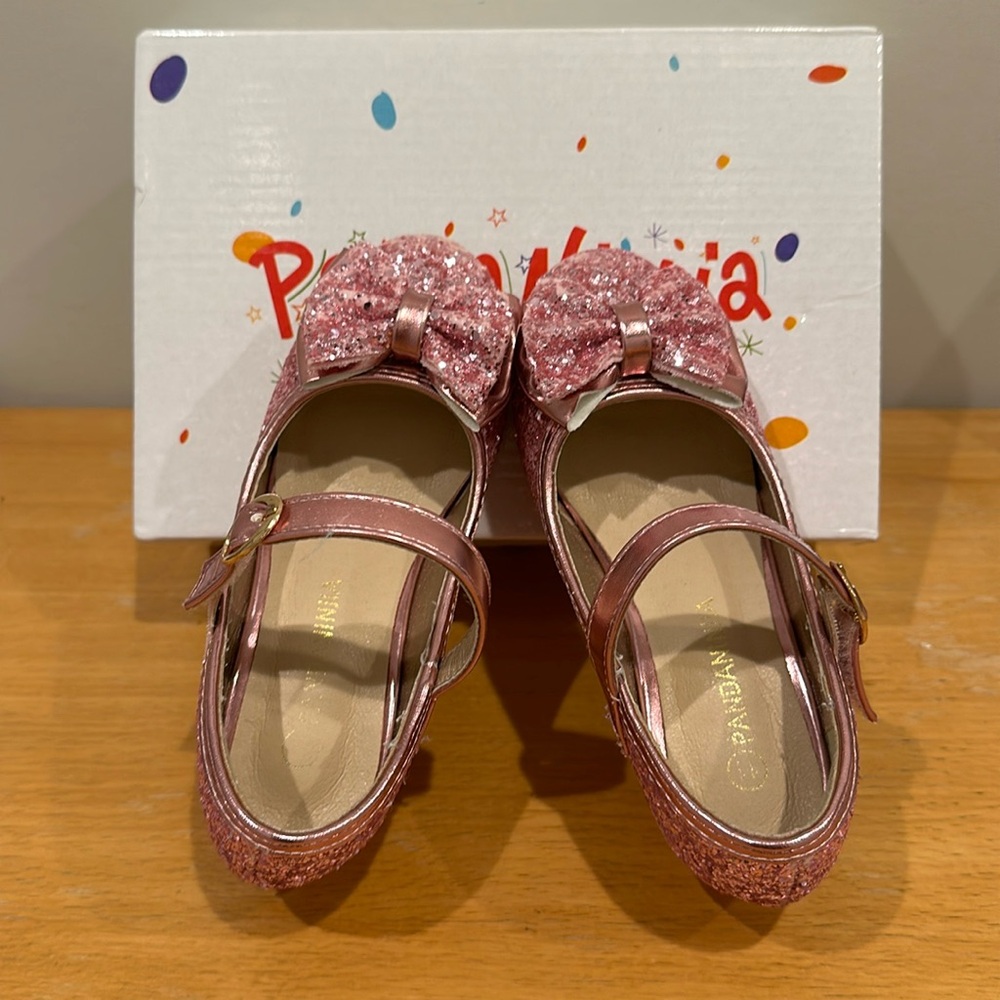 Panda Ninjia Pink Sequin little kid 11 Mary Jane Pumps